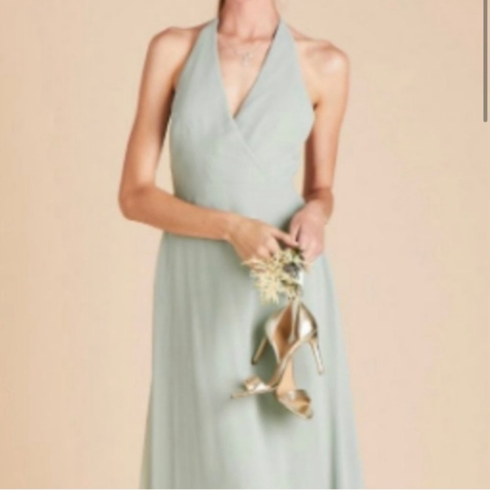 Birdy Grey Sage Moni Bridesmaid Dress with Pockets